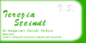 terezia steindl business card