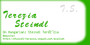 terezia steindl business card